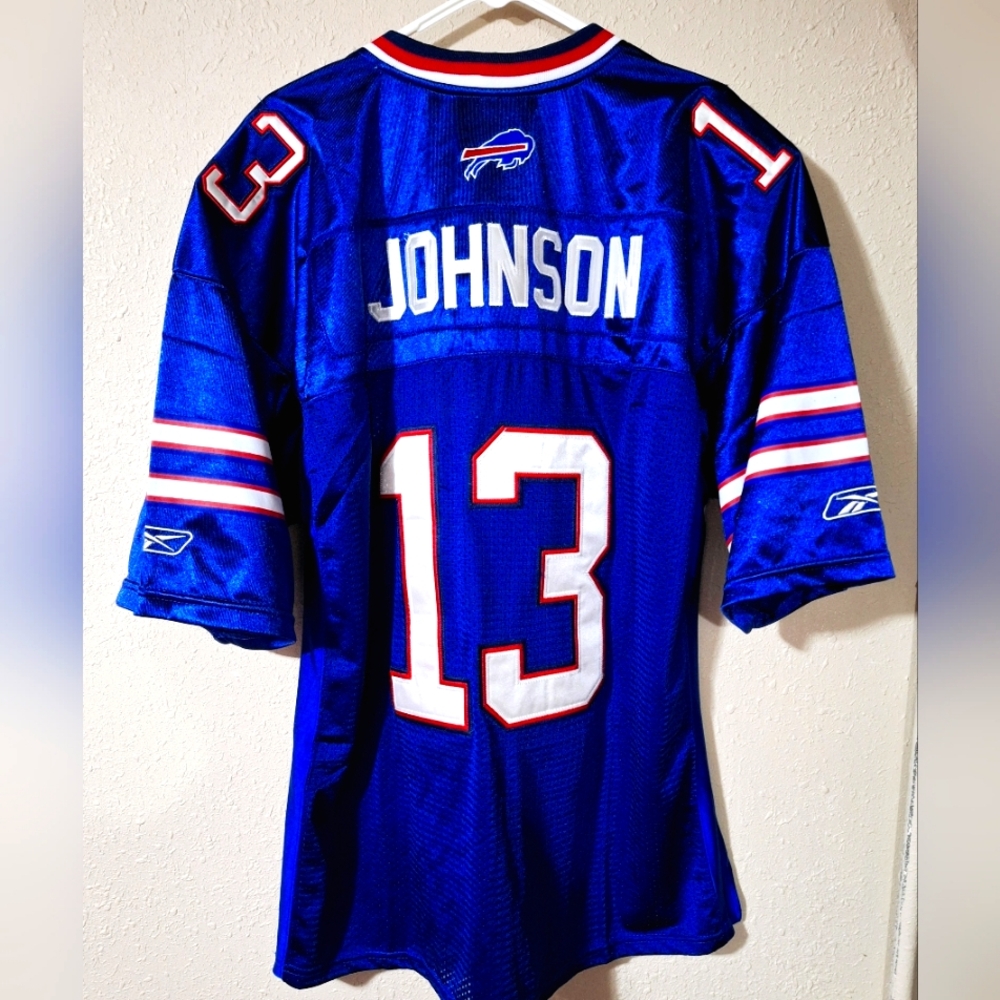 Blue and Red Football Jersey with Number 13